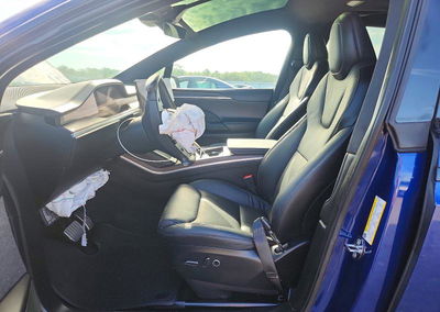 2022 Tesla Model X, daño Frontal, Copart lote 64312936, foto 7 de 13