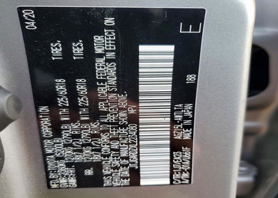 2020 Lexus Nx 300, daño Trasero, Copart lote 60489496, foto 13 de 13