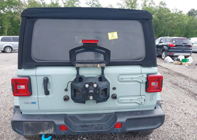 2024 Jeep Wrangler 4xe Sahara 4xe, daño Frontal, Iaai lote 45197078, foto 16 de 16