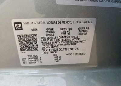 2026 Gmc Sierra C1500 Slt, uszkodzenie: Przód, Copart lot 66905516, zdjęcie 12 z 12