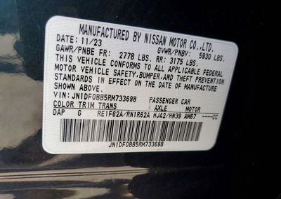2024 Nissan Ariya Evolve+, uszkodzenie: Drobne wgniecenia/zarysowania, Copart lot 75247935, zdjęcie 12 z 14