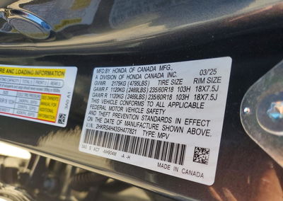 2025 Honda Cr-v Ex, daño Trasero, Copart lote 57962906, foto 12 de 14
