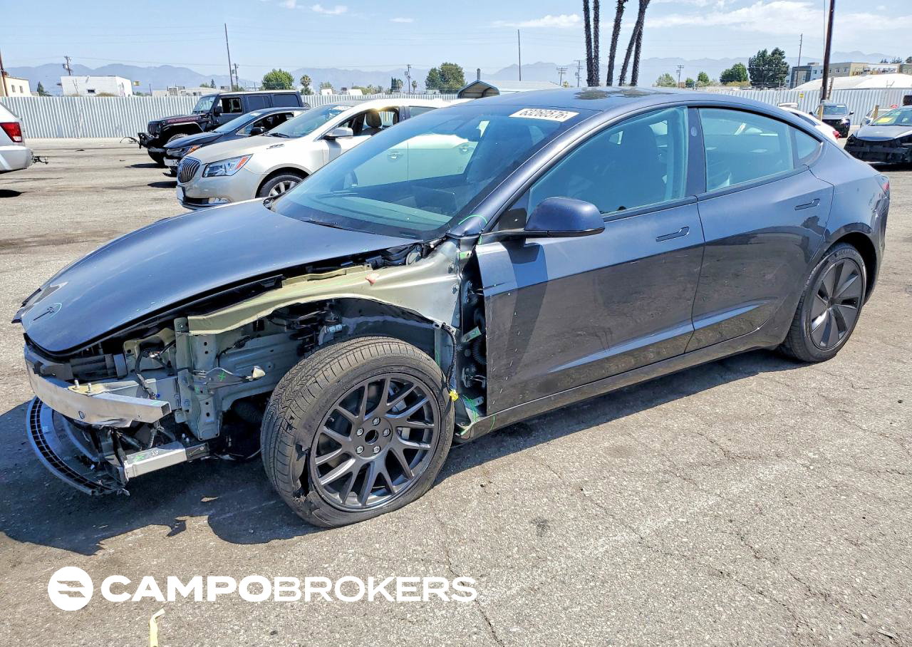 2026 Tesla Model 3, uszkodzenie: Przód, Copart lot 63260576