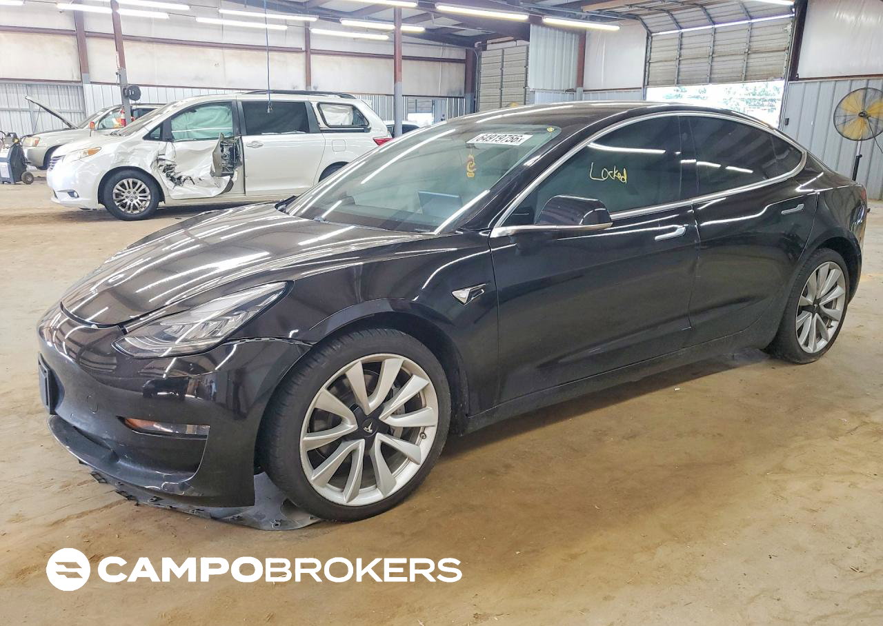 2019 Tesla Model 3, uszkodzenie: Przód, Copart lot 64919756