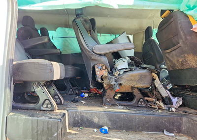 2020 Ford Transit T-350, Front End damage, Copart lot 49446886, photo 11 of 14