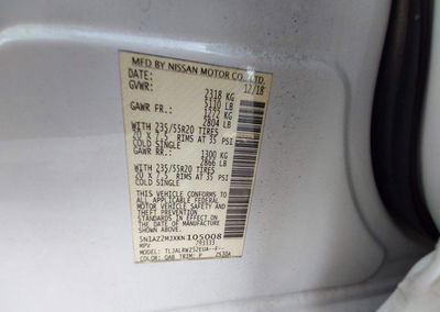 2019 Nissan Murano Sl, uszkodzenie: Przód, Iaai lot 45778009, zdjęcie 9 z 16