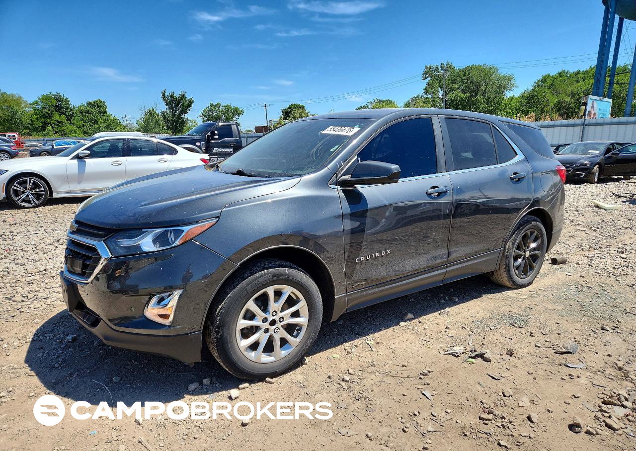 2021 Chevrolet Equinox Lt, uszkodzenie: Bok, Copart lot 55436676