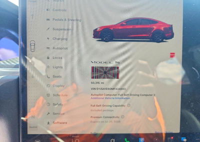 2021 Tesla Model S, daño Frontal, Copart lote 58201666, foto 9 de 15