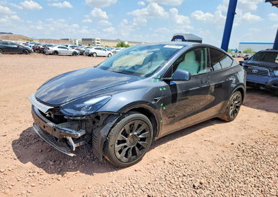 2024 Tesla Model Y, daño Frontal, Copart lote 64931326