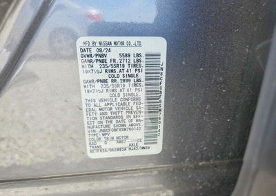 2025 Nissan Ariya Engage, uszkodzenie: Tył, Copart lot 59931526, zdjęcie 13 z 13