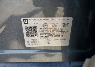 2019 Chevrolet Equinox Lt, uszkodzenie: Tył, Copart lot 65630226, zdjęcie 13 z 15