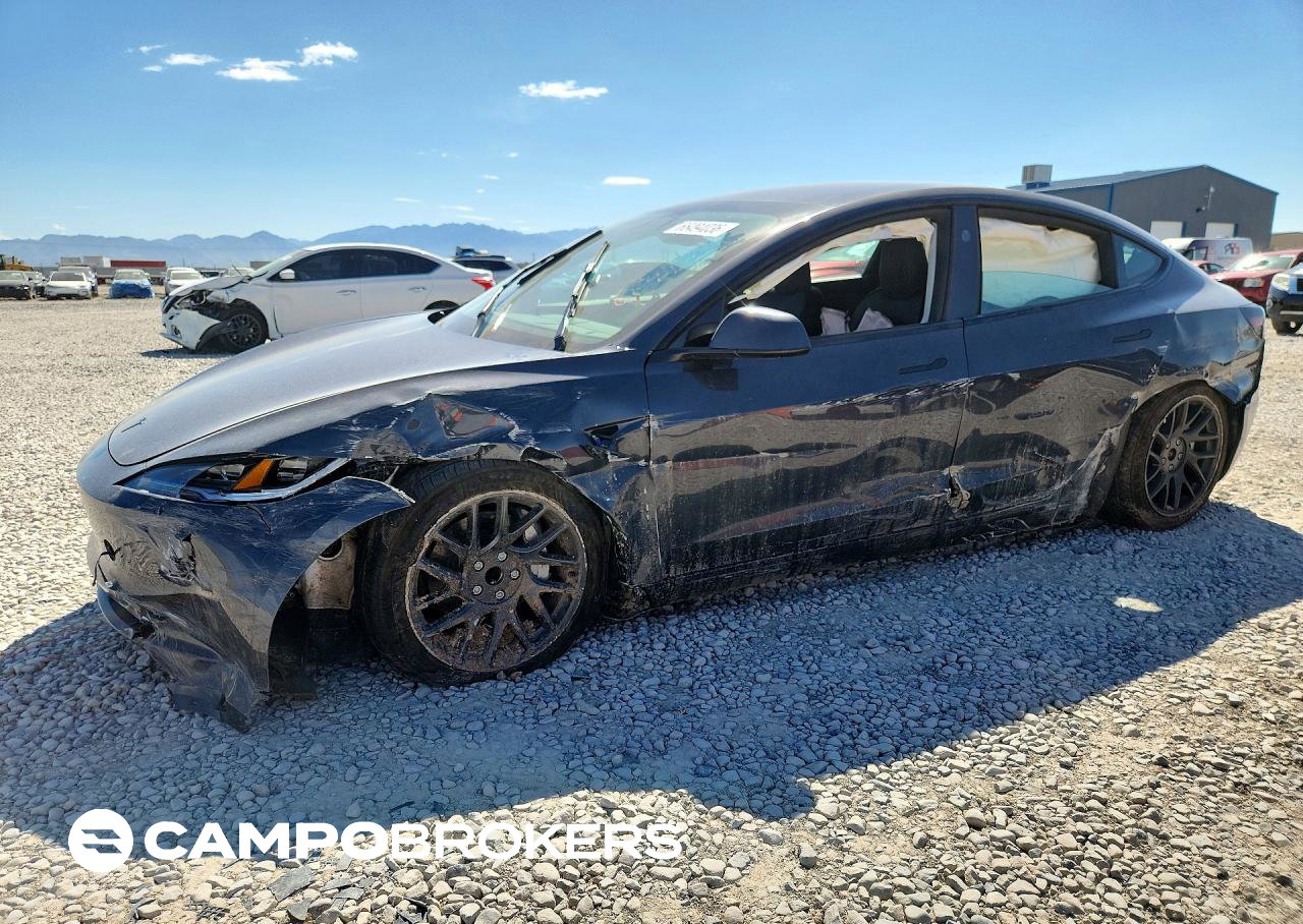 2026 Tesla Model 3, uszkodzenie: Bok, Copart lot 66494036