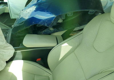 2022 Tesla Model X, Front End damage, Copart lot 47130786, photo 7 of 14