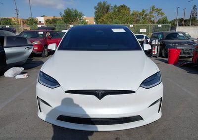 2022 Tesla Model X Dual Motor All-wheel Drive/plaid Tri Motor All-wheel Drive, uszkodzenie: Tył, Iaai lot 45337874, zdjęcie