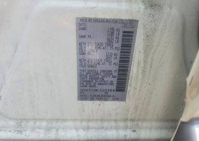 2021 Nissan Murano Sl, uszkodzenie: Przód, Copart lot 65713696, zdjęcie 13 z 13