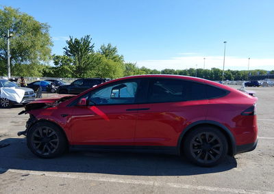 2022 Tesla Model X Plaid Tri Motor All-wheel Drive, пошкодження: Передня частина, Iaai лот 45241844, фото 12 з 14