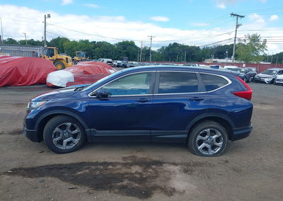 2019 Honda Cr-v Ex-l, Right Side damage, Iaai lot 45961092, photo 14 of 17