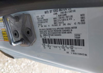 2019 Ford Transit Connect Xlt, daño Trasero, Iaai lote 45471002, foto 9 de 16