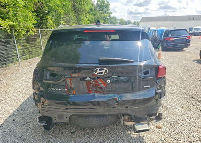 2020 Hyundai Santa Fe Sel, Rear End damage, Copart lot 65726726, photo 6 of 13