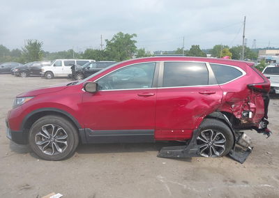 2022 Honda Cr-v Awd Ex-l, Left Rear damage, Iaai lot 45738101, photo 14 of 16