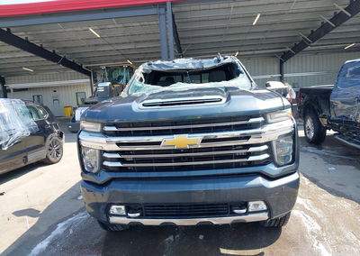 2020 Chevrolet Silverado 3500hd 4wd  Standard Bed High Country, Storm Damage damage, Iaai lot 45616608, photo 12 of 16