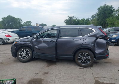 2022 Honda Cr-v Awd Ex-l, пошкодження: Лівий бік, Iaai лот 45794135, фото 14 з 16