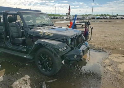 2021 Jeep Wrangler Unlimited Sahara 4xe, uszkodzenie: Przód, Copart lot 57314736, zdjęcie 13 z 13