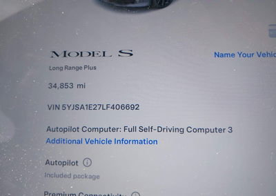 2020 Tesla Model S Long Range Dual Motor All-wheel Drive/long Range Plus Dual Motor All-wheel Drive, daño Lateral