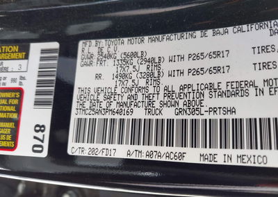 2023 Toyota Tacoma Trd Sport, Front End damage, Iaai lot 45278212, photo 9 of 17