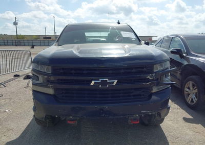 2021 Chevrolet Silverado 1500 4wd  Short Bed Lt Trail Boss, Front End damage, Iaai lot 45876695, photo 11 of 15
