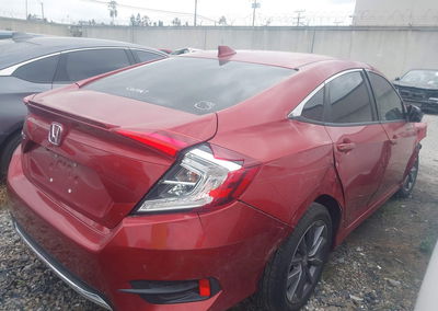 2020 Honda Civic Ex, daño Frontal derecho, Iaai lote 45746770, foto 4 de 21