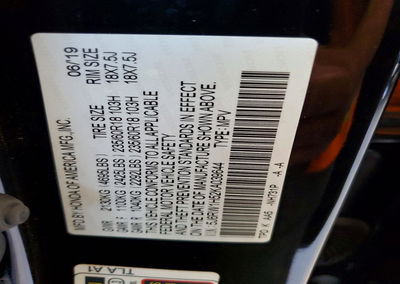 2019 Honda Cr-v Ex, Front End damage, Copart lot 66312656, photo 14 of 16