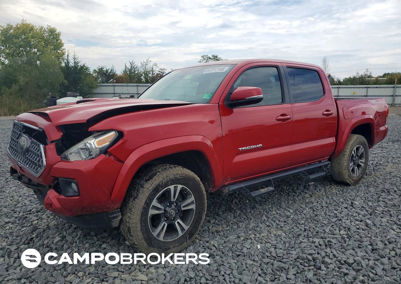 2019 Toyota Tacoma Trd Sport, пошкодження: Передня частина, Copart лот 67317146