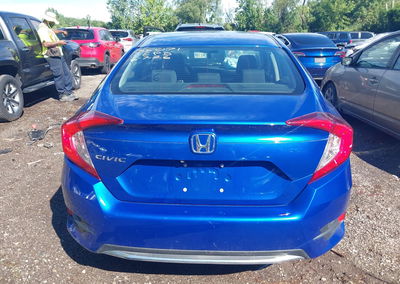 2020 Honda Civic Lx, daño Frontal derecho, Iaai lote 45359098, foto 16 de 16