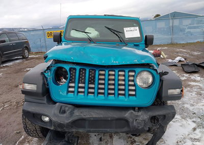 2020 Jeep Wrangler Unlimited Sport S 4x4, uszkodzenie: Przód, Iaai lot 44106159, zdjęcie 12 z 16