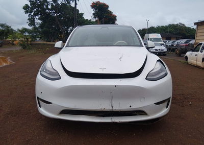 2021 Tesla Model Y Long Range Dual Motor All-wheel Drive, пошкодження: Передня частина, Iaai лот 45641447, фото 12 з 18