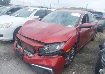 2020 Honda Civic Ex, daño Frontal derecho, Iaai lote 45746770, foto 2 de 21