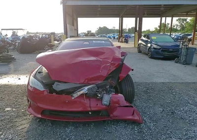 2021 Tesla Model S, daño Frontal, Copart lote 58201666, foto 14 de 15