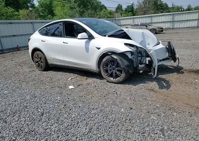 2025 Tesla Model Y, Front End damage, Copart lot 59261816, photo 13 of 14