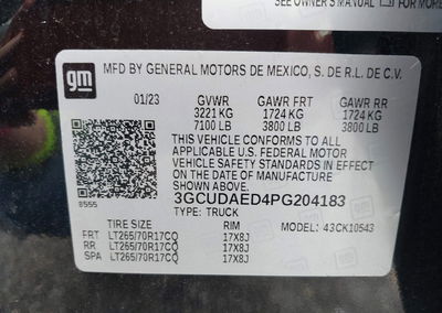 2023 Chevrolet Silverado 1500, uszkodzenie: Normal Wear & Tear, Iaai lot 45327108, zdjęcie 9 z 17