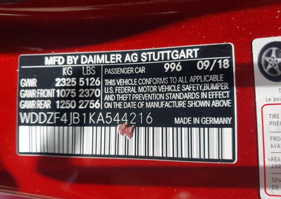 2019 Mercedes-benz E 300, пошкодження: Передня частина, Iaai лот 45349004, фото 9 з 16
