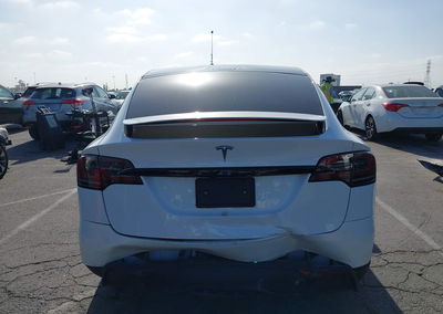 2022 Tesla Model X Dual Motor All-wheel Drive/plaid Tri Motor All-wheel Drive, uszkodzenie: Tył, Iaai lot 45337874, zdjęcie