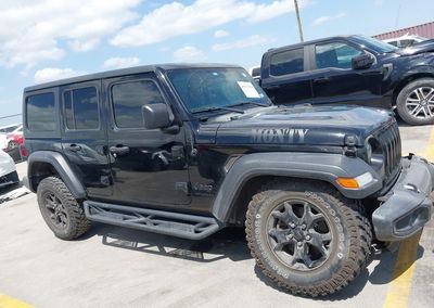 2021 Jeep Wrangler Unlimited Willys 4x4, Front End damage, Iaai lot 45876538, photo 13 of 16