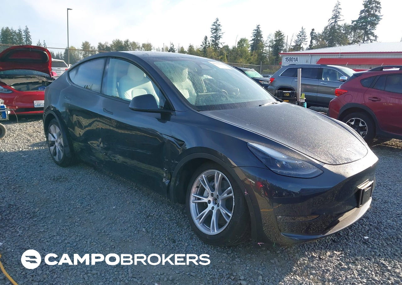 2024 Tesla Model Y Long Range Dual Motor All-wheel Drive, uszkodzenie: Prawy bok, Iaai lot 46062944