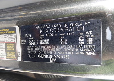 2025 Kia Sportage Lx, Right Side damage, Iaai lot 45292536, photo 9 of 17