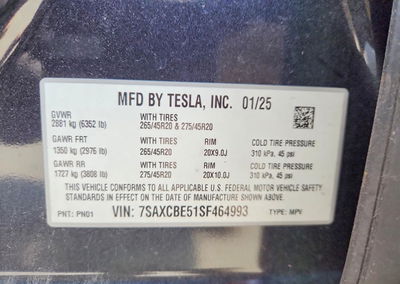 2025 Tesla Model X, uszkodzenie: Przód, Copart lot 63479606, zdjęcie 13 z 13