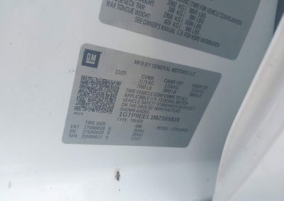 2021 Gmc Sierra 1500 4wd  Short Box At4, daño Frontal, Iaai lote 45618221, foto 9 de 18
