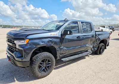 2020 Chevrolet Silverado K1500 Trail Boss Custom, daño Lateral, Copart lote 70081896