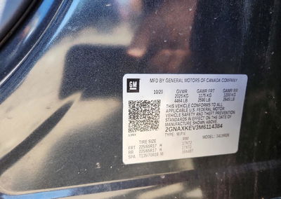 2021 Chevrolet Equinox Lt, uszkodzenie: Bok, Copart lot 55436676, zdjęcie 13 z 13
