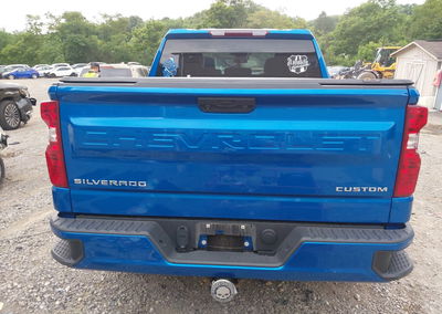 2022 Chevrolet Silverado 1500 4wd  Short Bed Custom, Front End damage, Iaai lot 45590437, photo 15 of 15